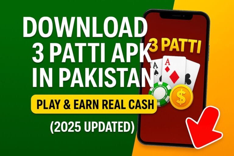 Download 3 Patti APK in Pakistan (2025) – Play & Earn Real Cash