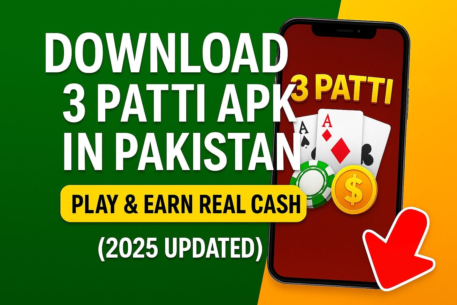 Download 3 Patti APK in Pakistan (2025) – Play & Earn Real Cash
