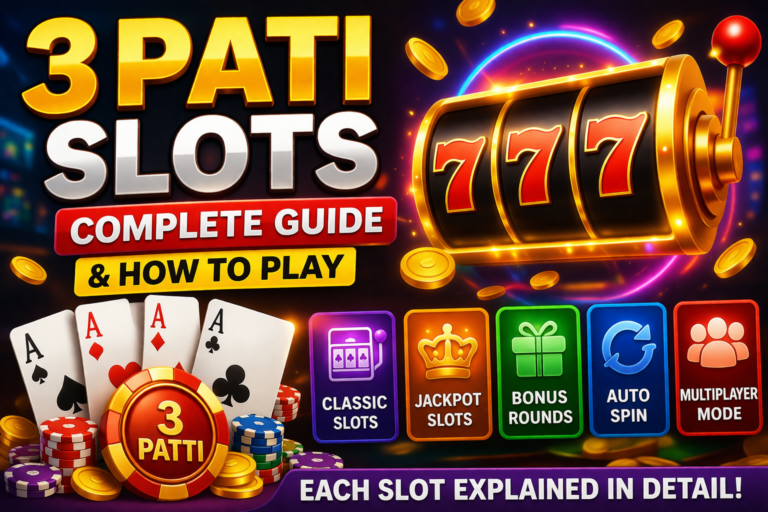 3Patti Slots – How to Play Each Slot in Detail (2026)